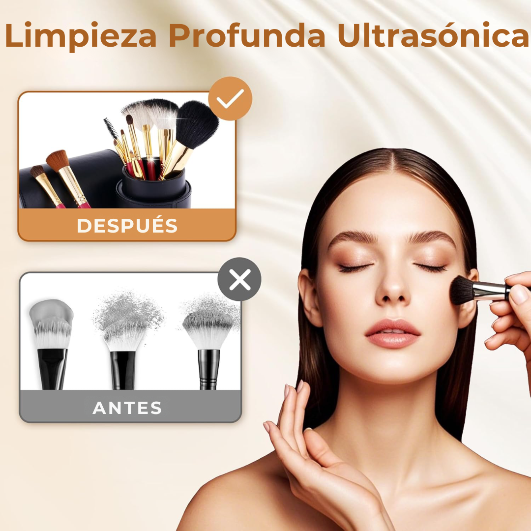 Máquina Limpiadora de Brochas de Maquillaje