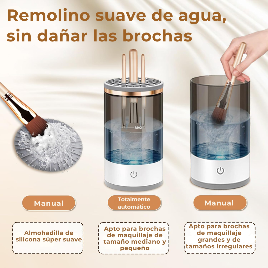 Máquina Limpiadora de Brochas de Maquillaje