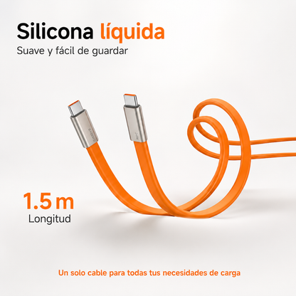 Cable De Carga Rápida Con Base Integrada