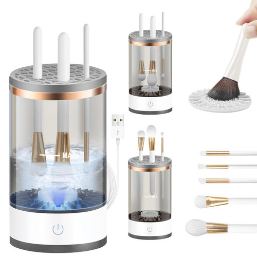 Máquina Limpiadora de Brochas de Maquillaje