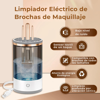 Máquina Limpiadora de Brochas de Maquillaje